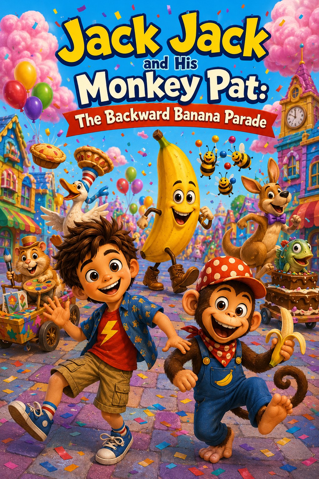 Jack Jack and His Monkey Pat: The Backward Banana Parade cover