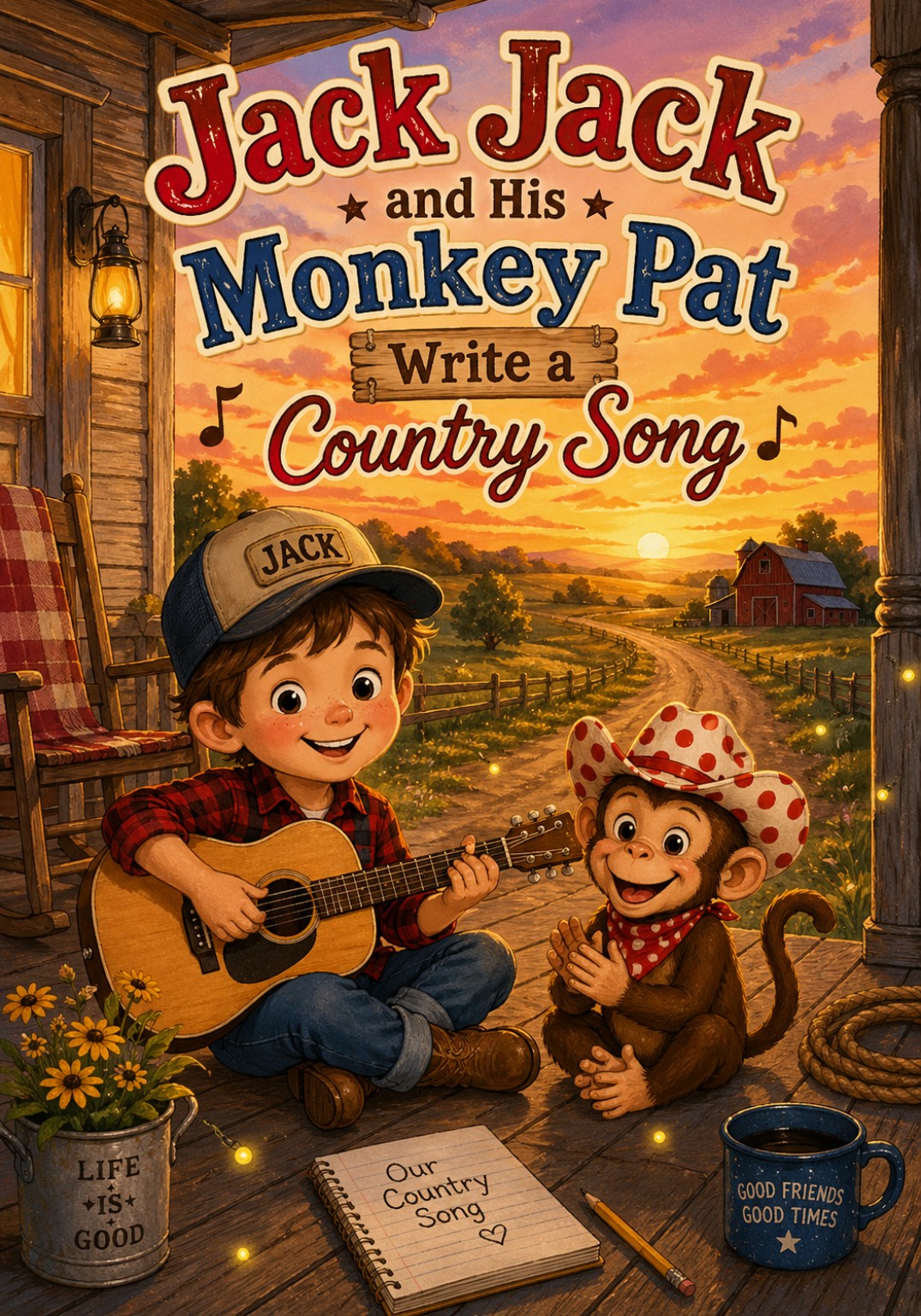 Jack Jack and His Monkey Pat Write a Country Song cover