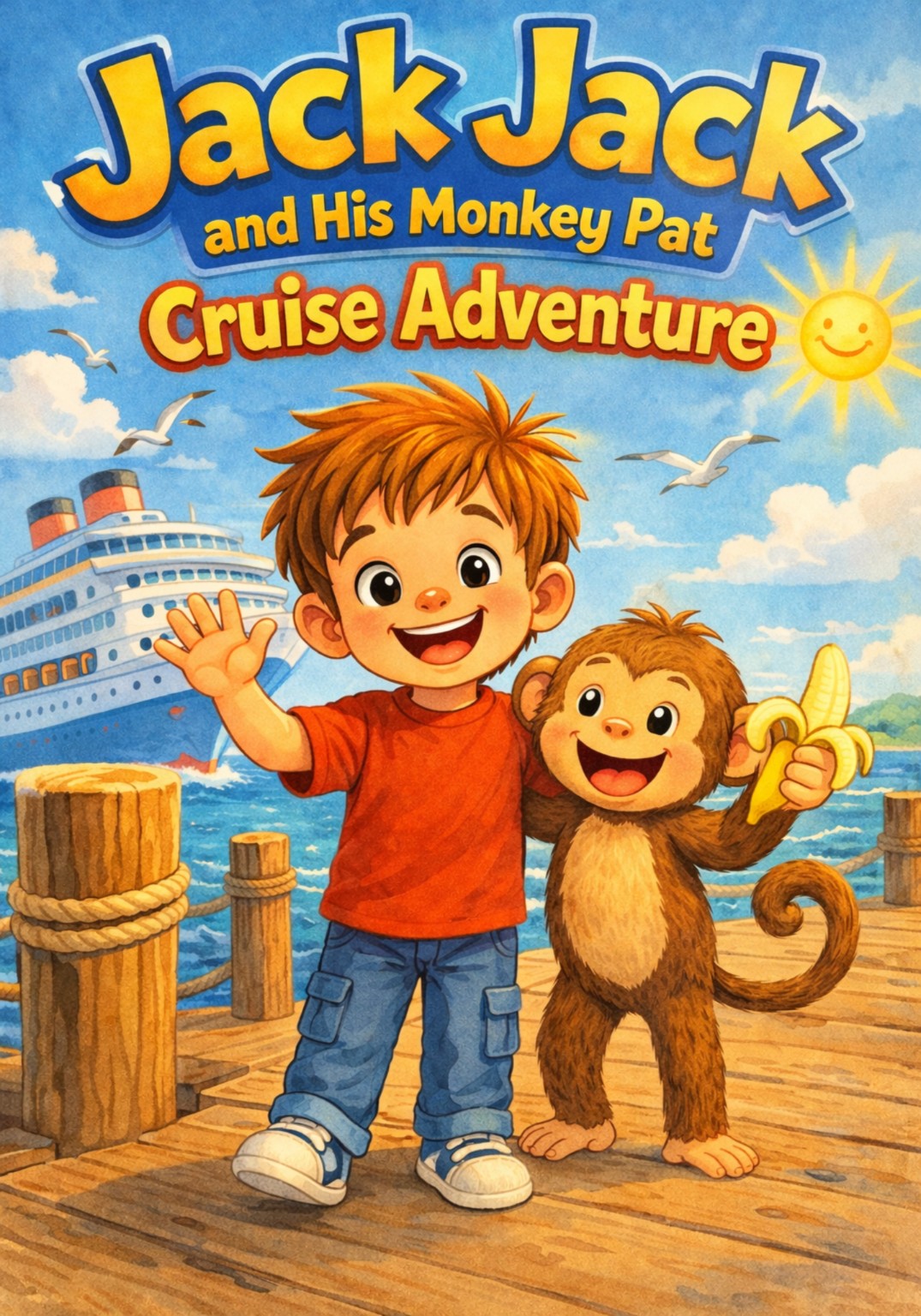 Jack Jack and His Monkey Pat: Cruise Adventure cover