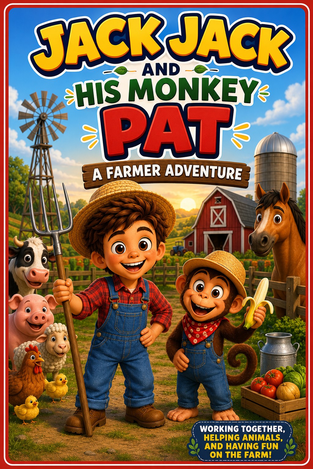 Jack Jack and His Monkey Pat: Farmer Adventure cover