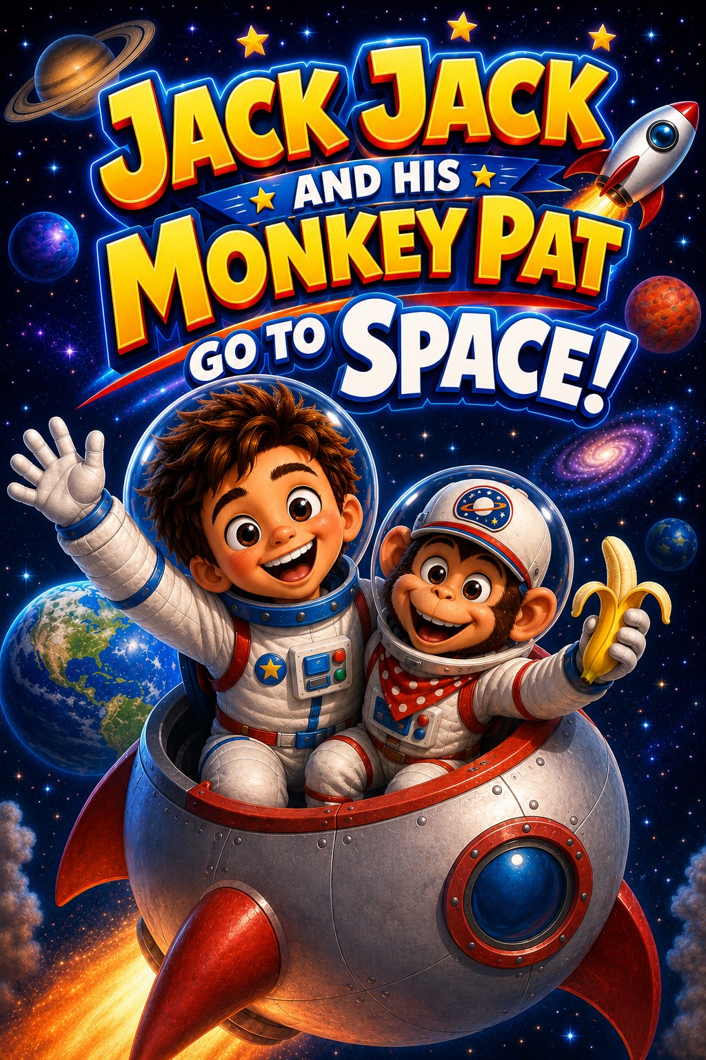 Jack Jack and His Monkey Pat Go to Space! cover