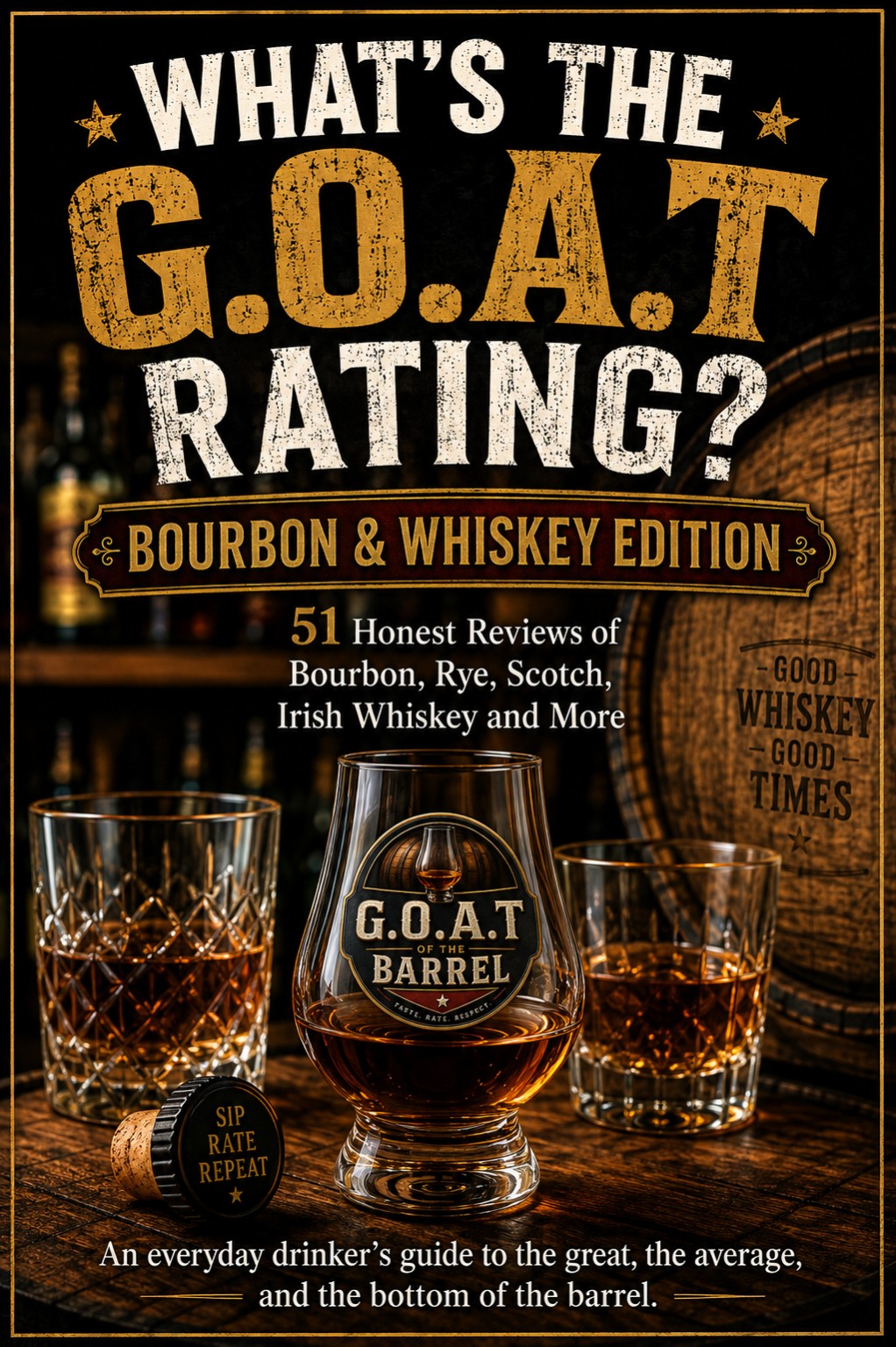 What's the G.O.A.T Rating? Bourbon & Whiskey Edition cover