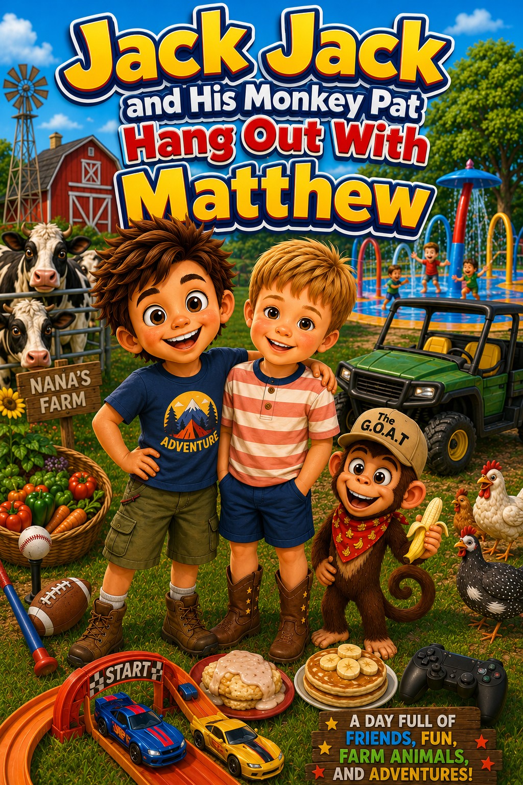Jack Jack and His Monkey Pat Hang Out with Matthew cover