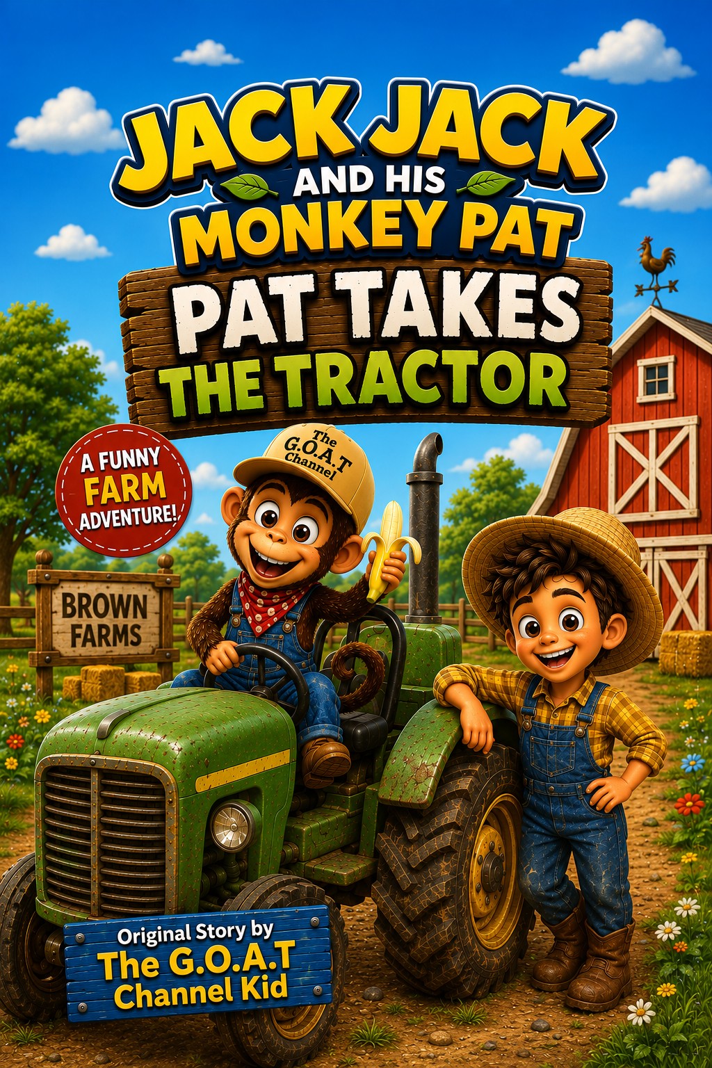 Jack Jack and His Monkey Pat: Pat Takes the Tractor cover