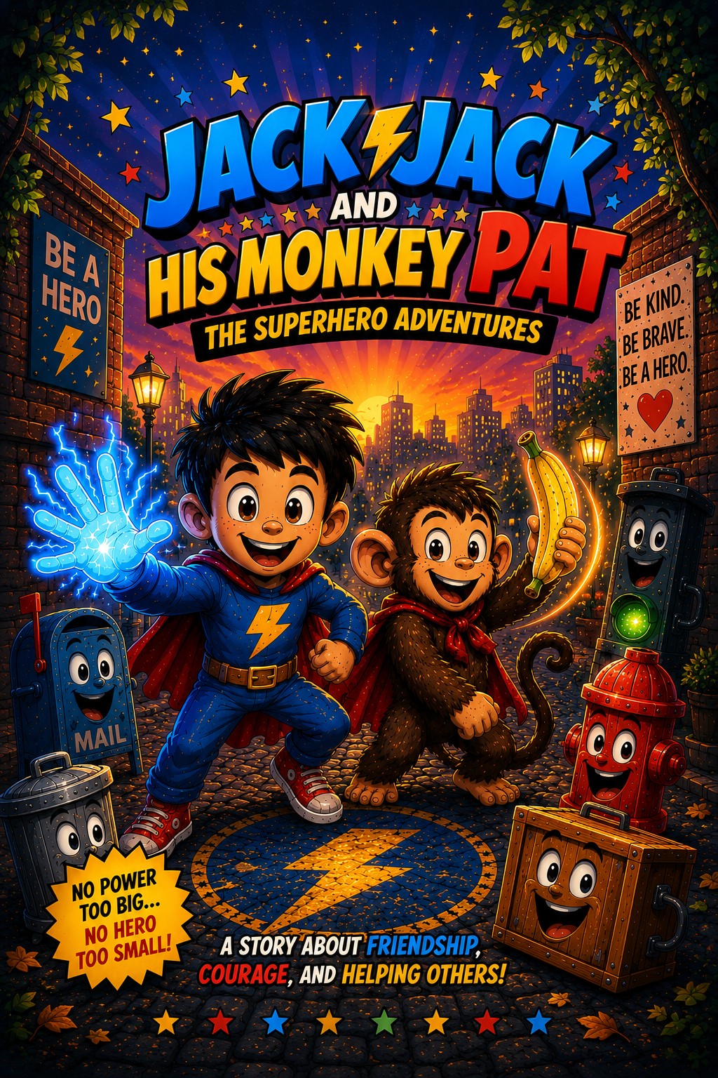 Jack Jack and His Monkey Pat: The Superhero Adventures cover