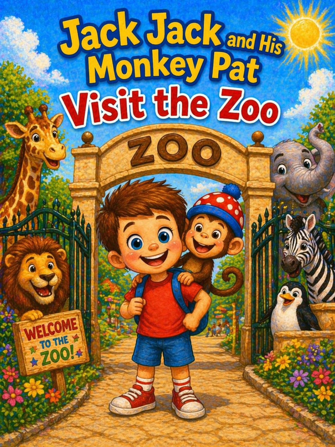Jack Jack and His Monkey Pat Go to the Zoo cover